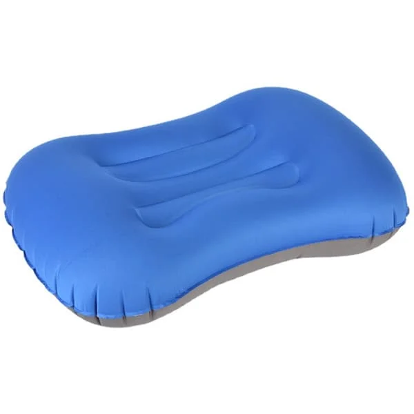 Orange Uppblåsbar Campingkudde, Ultralätt Strandkudde, Hopfällbar Kompakt Ergonomisk Resekudde, Campingkuddar