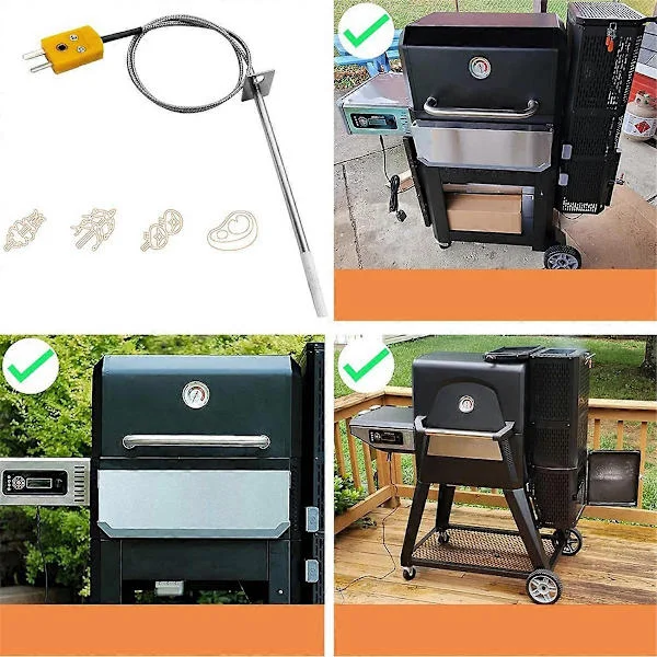 Temperaturgivare Kit Ersättning, Kompatibel med Masterbuilt Gravity Series-Perfet