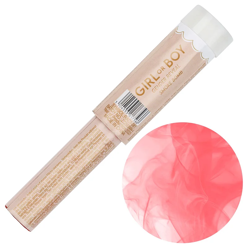 Rökbomb Rosa 22,5 cm 5-pack
