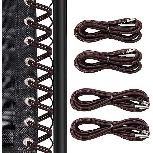 Niversal Zero Gravity Chair Reparationssats, 4-pack Bruna Ersättnings Elastiska Snören Reparationsverktygssats För Reparation Av Zero Gravity Chair, 