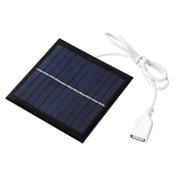 Högkapacitets solcellsdriven extern batteripack solcellsladdare USB Mini solpanel, bärbar solcellsladdare