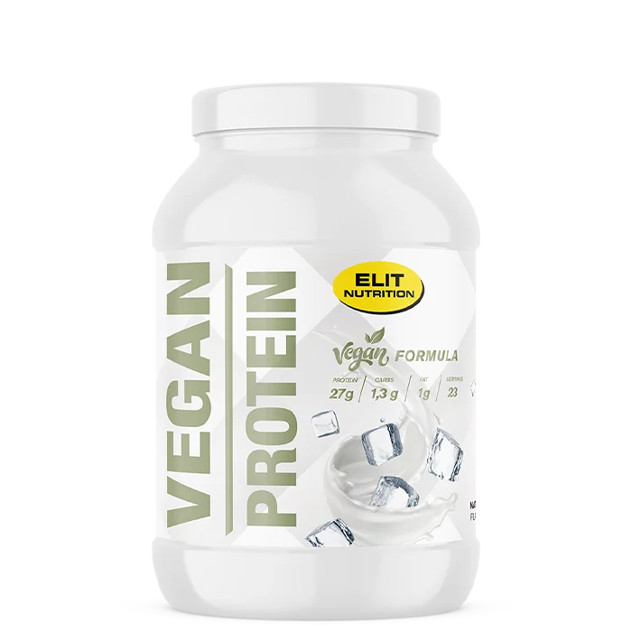 Vegansk protein Elit Nutrition ELIT VEGAN Protein Laktosefrit proteinpulver 750 g, Natural - Bodyman.dk