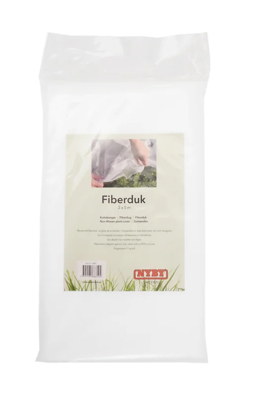 Nyby Bruk 6681 Fiberduk 17 g/m², vit 2x5 m, Odling