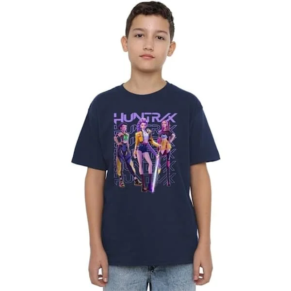 K-Pop Demon Hunters T-paita Lila, Lasten paita 130cm violetti