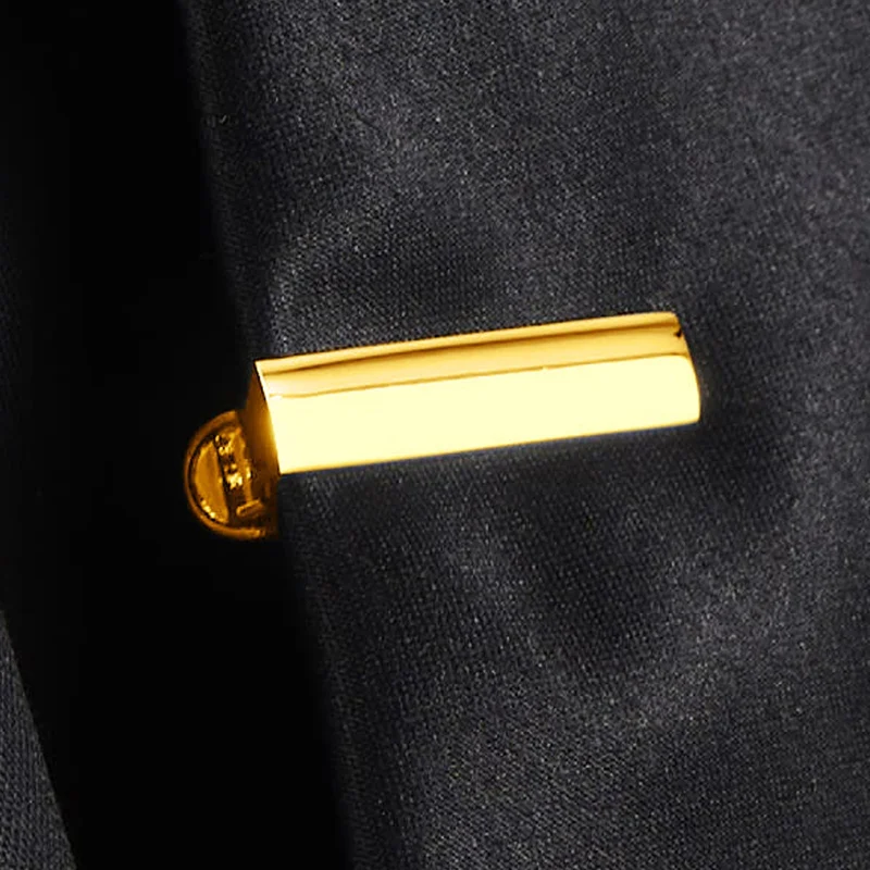 Mini pince à cravate dorée pour hommes - Pinces à cravate pour cravates slim - pour Hommes - Warren Asher