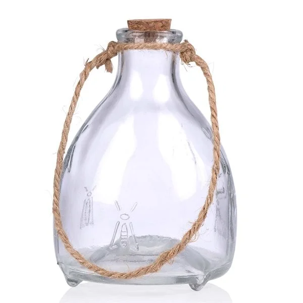 Vepsefelle i glass 2-pk / vepsefanger til hage / felle mot veps / giftfri insektfelle