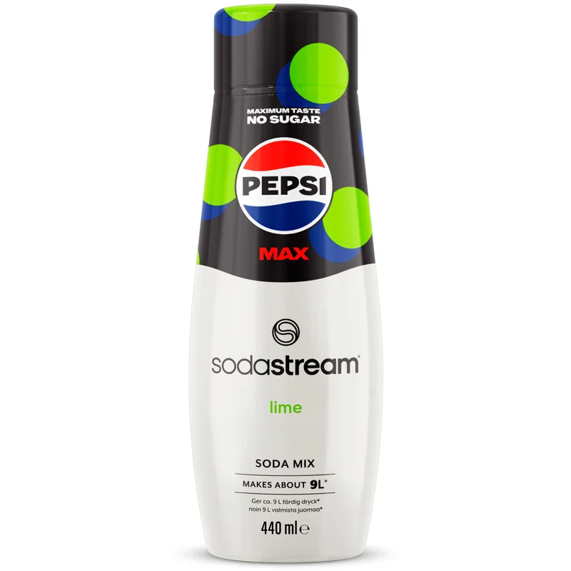 Sodastream Pepsi Max Lime makutiiviste, 440 ml