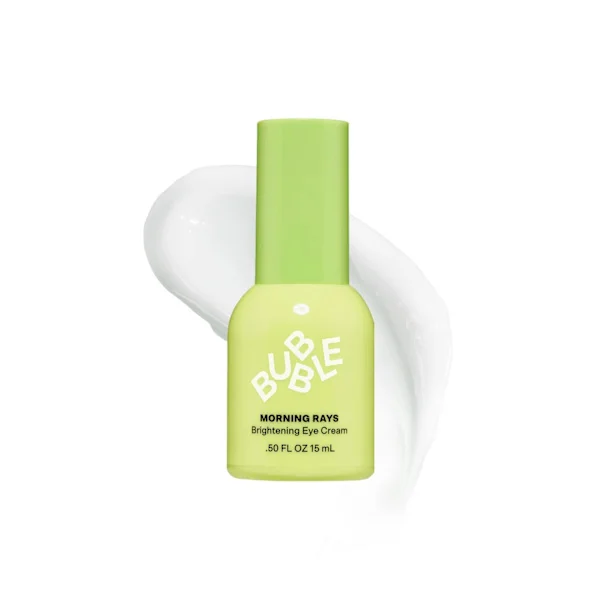 Morning Rays Brightening Eye Cream - C-vitamin ögonkräm för mörka ringar och svullnad - Berikad med grönt te-extrakt för att lugna, skydda och lindra