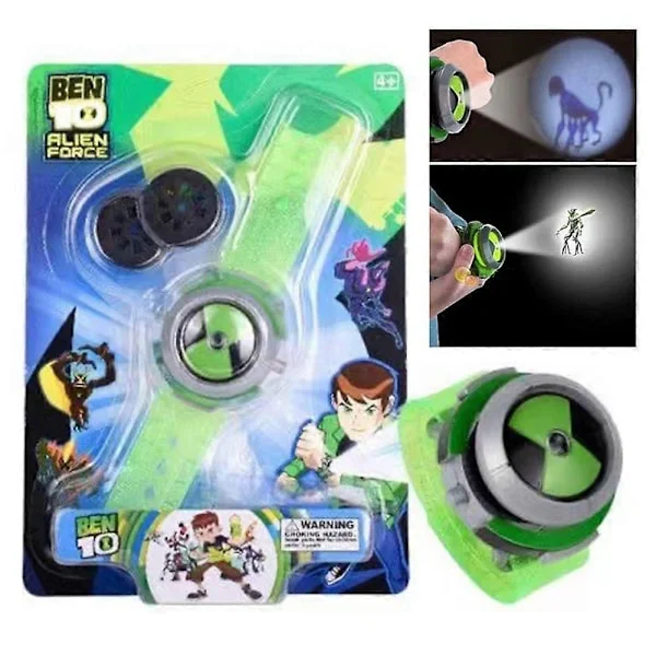 Ben 10 Projektor Klokke Leke Ben Ten Alien Force Omnitrix Klokke Projeksjon Actionfigur db
