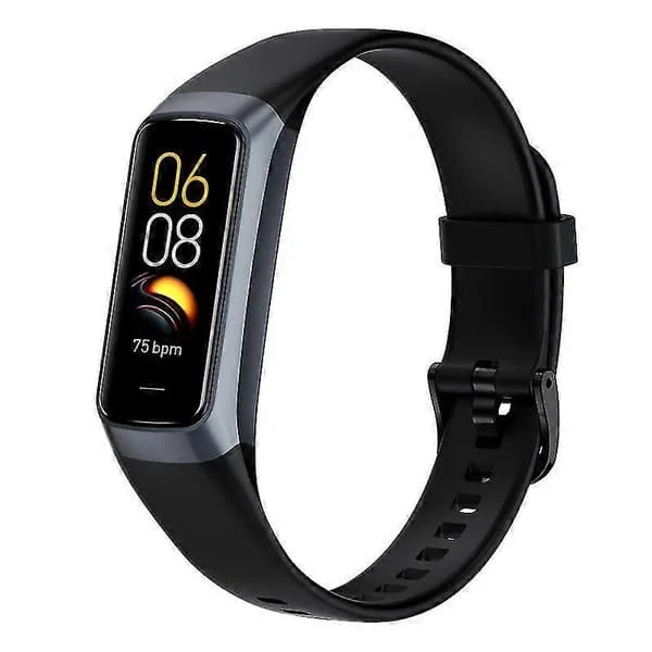 2024 Ny Smartwatch Fitnessklocka Med 1,10 Tums Amoled Touchscreen Smart Klocka, 5 Atm Vattentät Fitness Tracker Med Stegräknare Pulsmätare Bl