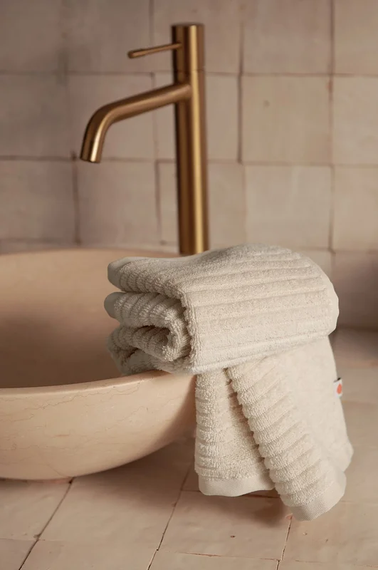 Pure - Håndkle Supersoft 2-pakning 30x50 cm - Beige - Håndklær - 30X50 - Fra Homeroom