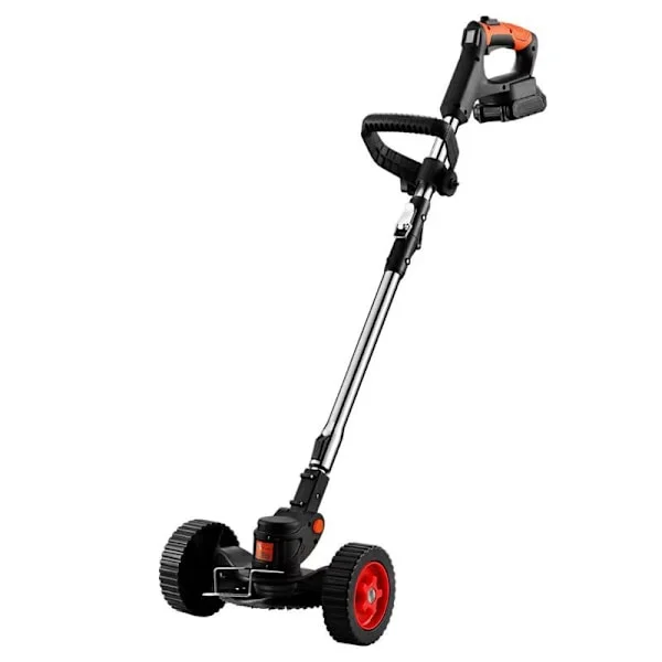 Batteridriven GräsTrimmer 36V GräsTrimmer Lätt GräsTrimmer med Batteri 4.0Ah Batteri 90 till 120cm infällbart handtag för gräsklippning i trädgårdar