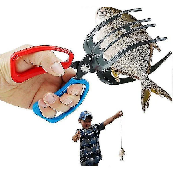 Fisketang Gripeklo Metall Fiskekontrollklemme Klotang Gripehåndtak Verktøy Kontrolltang For Fangst av Fisk Fiskeutstyr Metall Fiskekontrollklemme