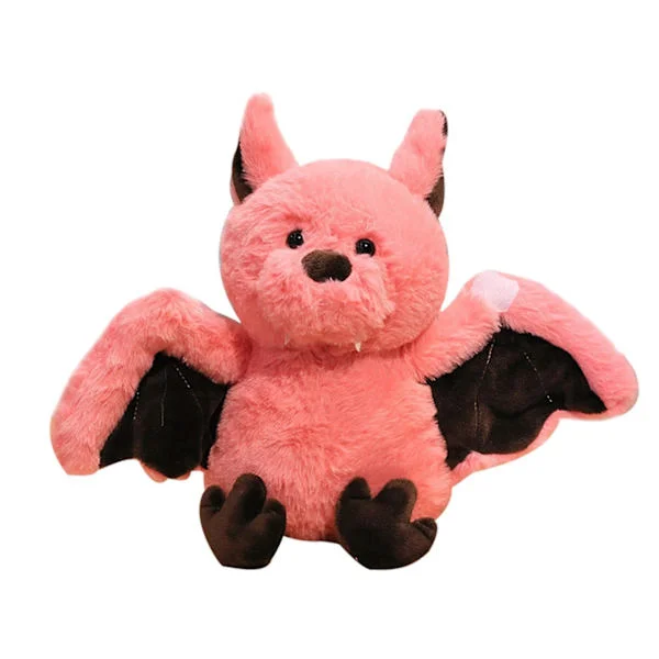 Soft Bat Toys Wild Animals Dark Elf Plush Dolls for Kids Baby Christmas Blue Pink