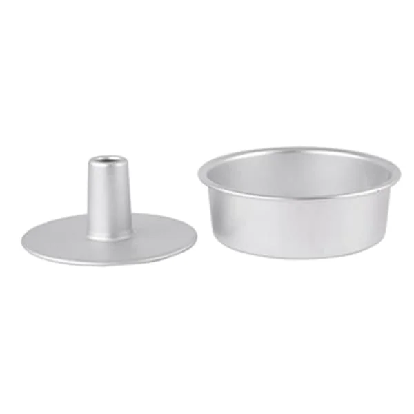 23 cm springform i aluminiumlegering, hul skorstensform med aftagelig bund, bageplade, kageform, gør-det-selv-bagning