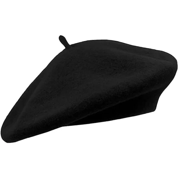 Wool Beret for Adult Men and Women French Style Solid Color Classic Beret Unisex Soft Warm Vintage Artist Hat Unisex Hat