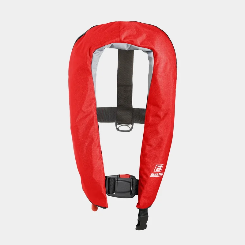 Uppblåsbar flytväst Baltic Breeze 165N, automatisk, röd + kolsyrepatron 33 gram, 40 - 150 kg
