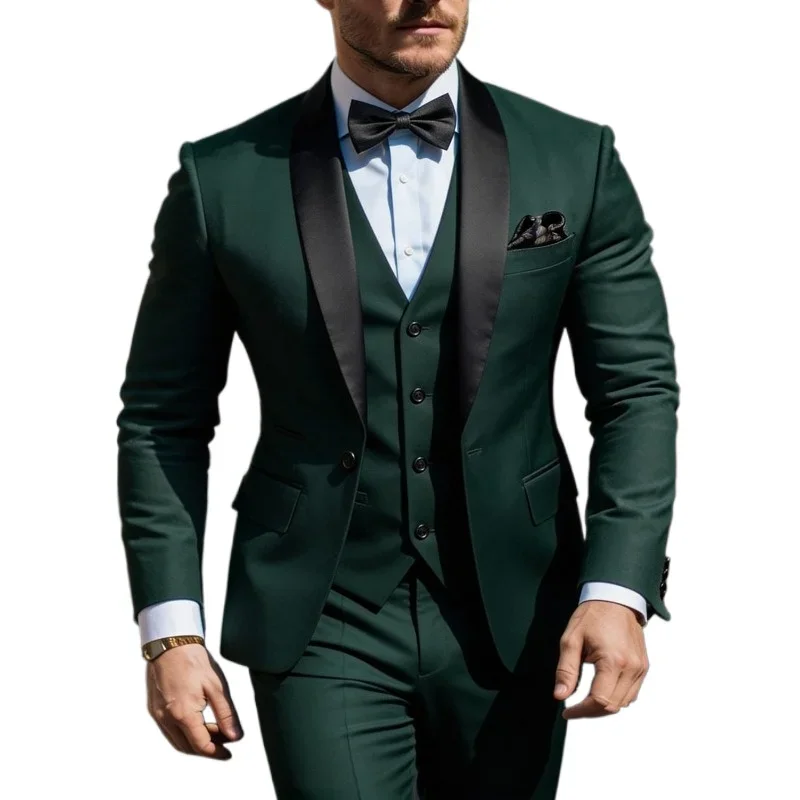 AliExpress - Herrenanzug 3-teilig, Sakko, Weste, Hose, Anzug für Abschlussball, Hochzeit, Business, muskulöser Anzug, Hochzeitsanzug für Herren