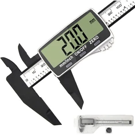 150 mm digitalt skjutmått, elektroniskt skjutmått precisions digitalt verktygsmikrometer med stor LCD-skärm