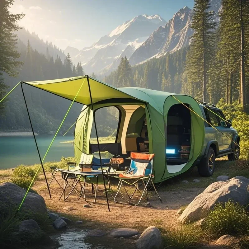 AliExpress - Tente arrière automatique pour voiture, tente de hayon, tente arrière pop-up pour voiture, tentes pour SUV, tentes de camping pour 