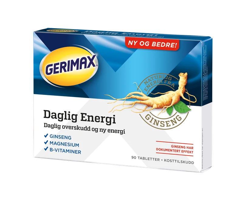Gerimax Daglig energi tabletter 90 stk