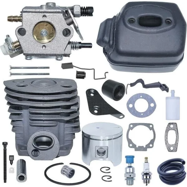 För Husqvarna 55 51 för reservdelar till motorsåg, cylinderkit på 46 mm, 503609171, 501766605, 503218202, 503281504