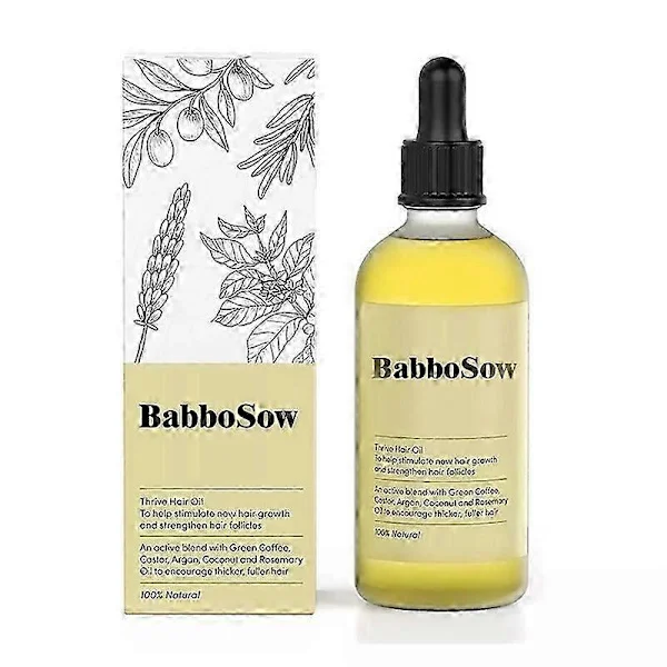 BabboSow Hair Density Essential Oil, PURC Oil Suitable for Hair Growth, Natural Essential Oil for Hair Density
