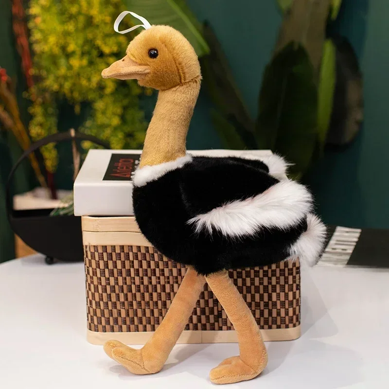 AliExpress - Jouet en peluche d'autruche de Simulation 40cm/50cm, 1 pièce, poupée animale réaliste, oreiller d'oiseau doux, cadeau mignon pour enfants