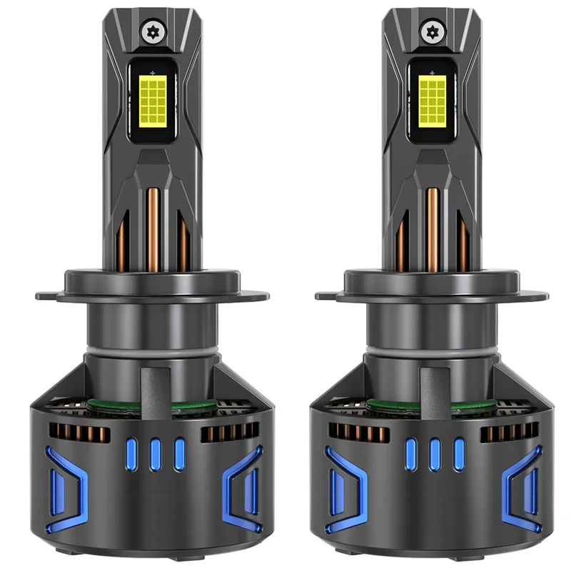 AliExpress - Ampoules de phares LED XSTORM H7 H1 H4 H11 9005 9006 9012, lumières LED Canbus 80000LM 400W, phares de voiture avec ventilateur Turbo 