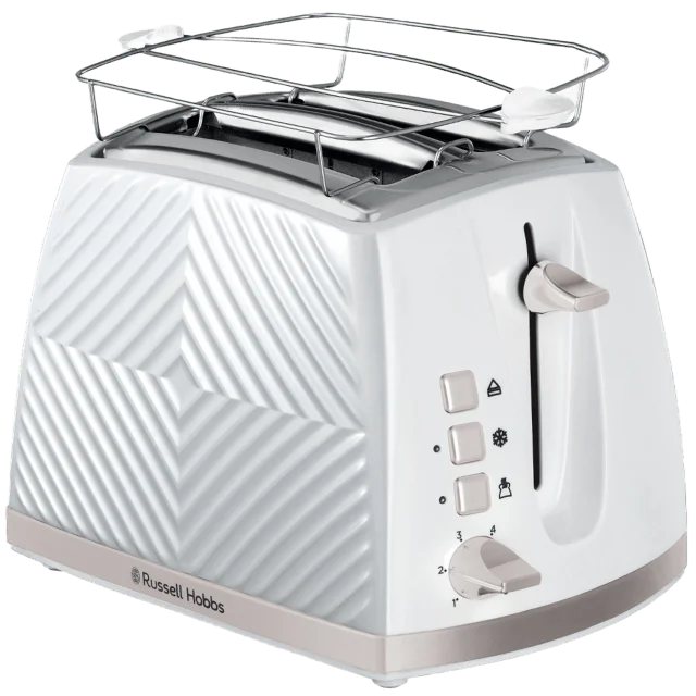 Russell Hobbs Brödrost Groove Köksmaskiner Vit