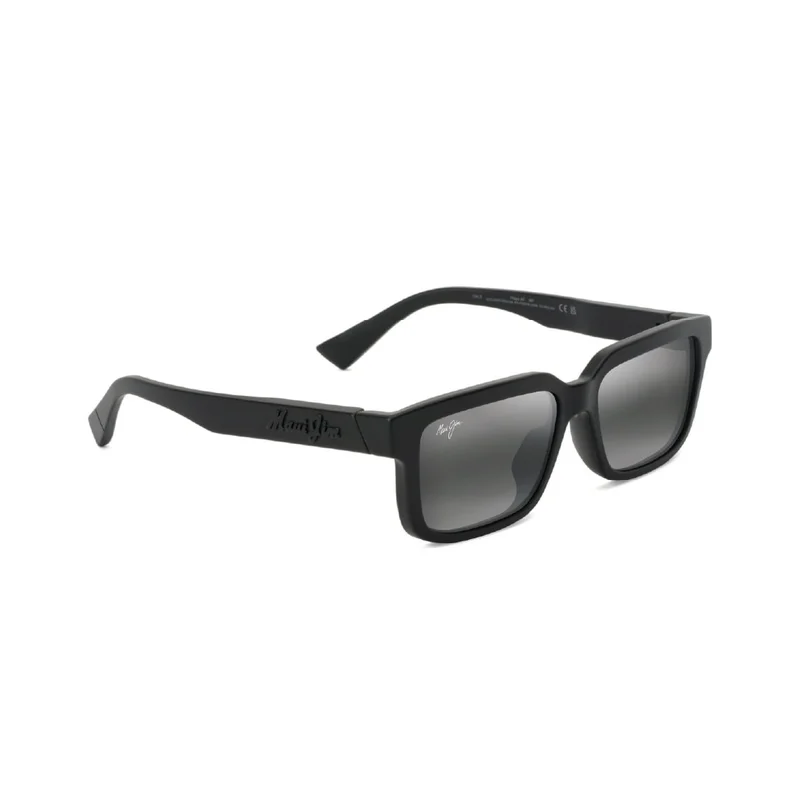 Maui Jim HIAPO ASIAN FIT -Aurinkolasit - Black Rectangular - Maui Jim MJ0655SA 001 5616