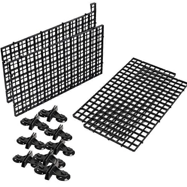 Akvarium Divider Bakke Plast Mesh Akvarium Æggebakke Lysdiffuser, Fisketank Divider Filter Bund
