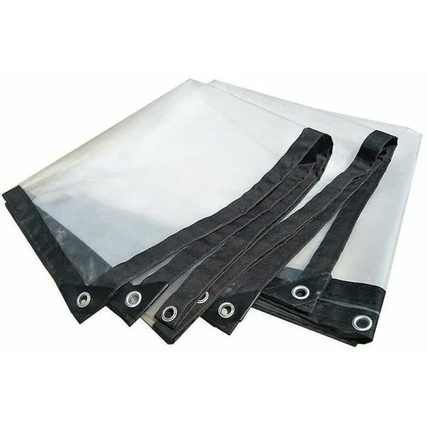 [KK] Transparent Tarp 2x2 meters, Extra Strong Tarp, Transparent Tarp Compatible with Greenhouse