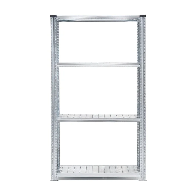 Galvanised shelving TRANSFORM, basic unit, 4 shelves, 1972x900x320 mm