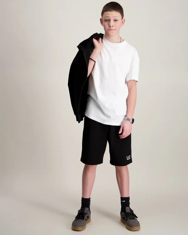 EA7 Emporio Armani BERMUDA Sort Shorts Dreng - Kids Brand Store
