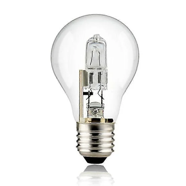 4-pack A55 halogen energisparlampa gammaldags glödlampa halogen volfram ögonskyddslampa fullspektrum dimbar E27 skruv E27 100W