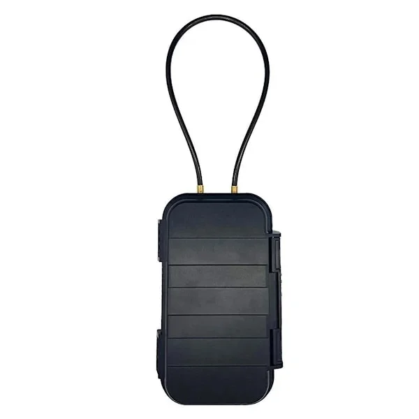 Portable Storage Box Beach Safe 4-Digit Combination Lock with Steel Wire Anti-Theft Beach Box Outdoor