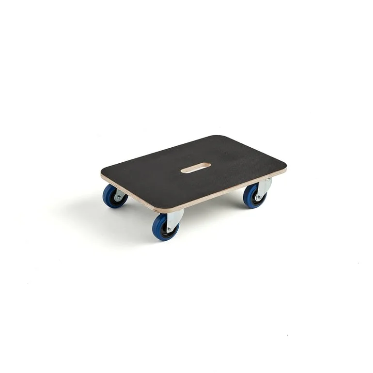 Plywood dolly with anti-slip platform, 600x400 mm, 400 kg