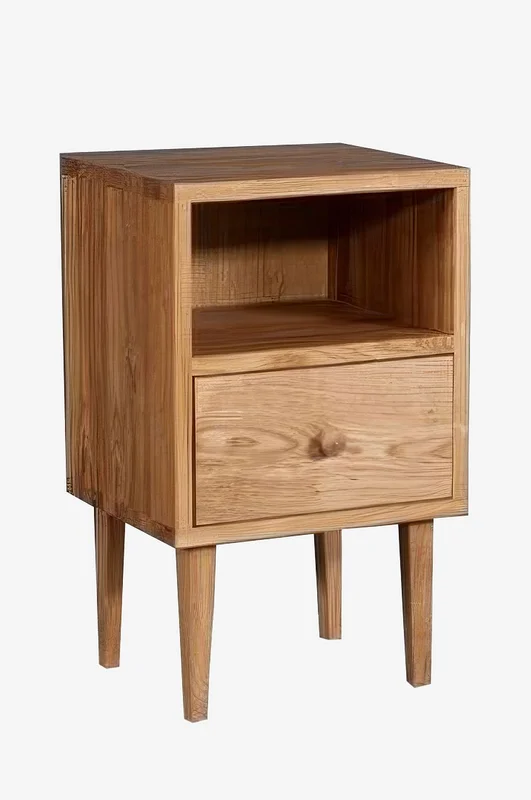 Wood Furniture - Nattbordskap i eik,Retro 35cm - Brun - Nattbord - Fra Homeroom