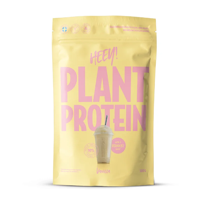 Heey! Vegansk Proteinpulver, Vanilla, 500 g