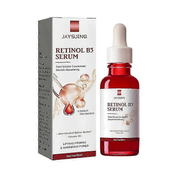 Retinol B3 Serum, Retinol Ansiktsserum med Vitamin B3, B3 Retinol Serum for Ansikt Anti-aldring, Retinol Anti-rynke Serum Reparerer Rynker (1 stk)