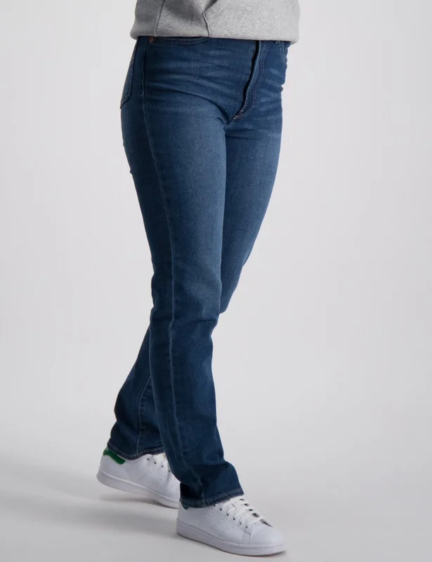 Levi's RIBCAGE ANKLE STRAIGHT Sininen Farkut Tytöt - Kids Brand Store