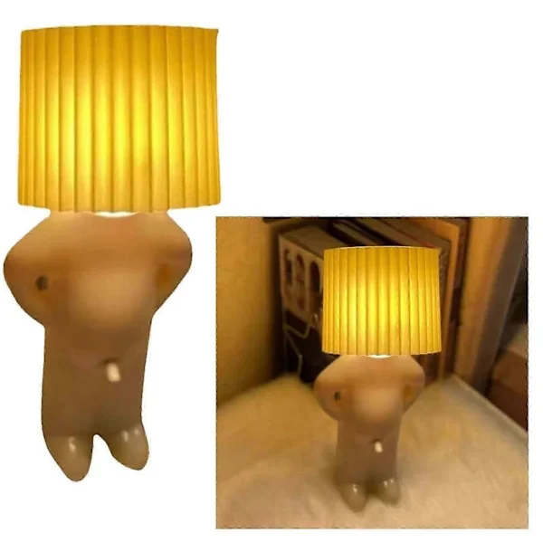 Shy Man Lampa, Naughty Boy Kreativ Skrivbordslampa Rolig Liten Skrivbordslampa Shy Man NY