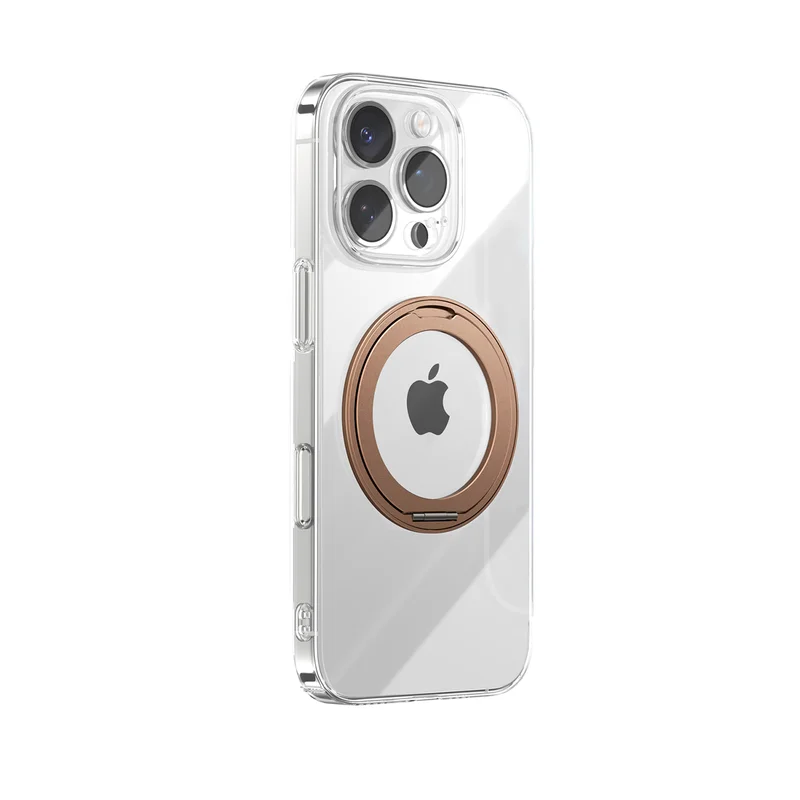 Joyroom JR-16JL6 iPhone 16 Pro Ultra-Thin MagSafe Case with 360° Stand - Gold
