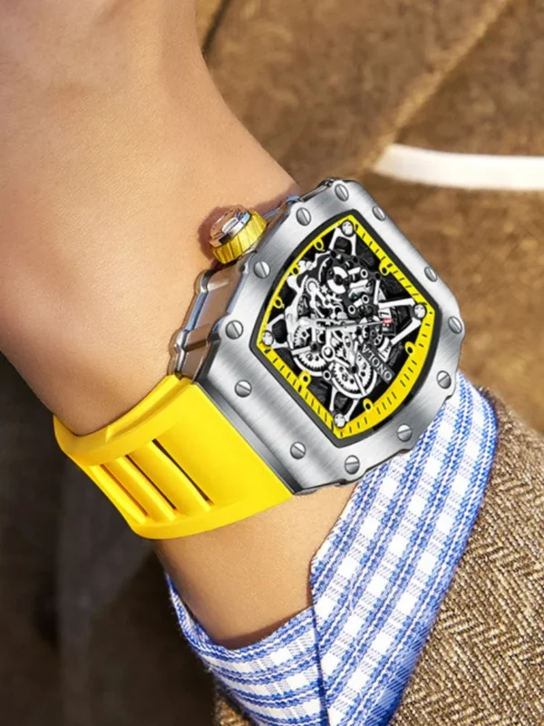AliExpress - ONOLA 3827 Montre de luxe en silicone pour homme, étanche, montre-bracelet originale à quartz pour homme, ساعة يد رجال