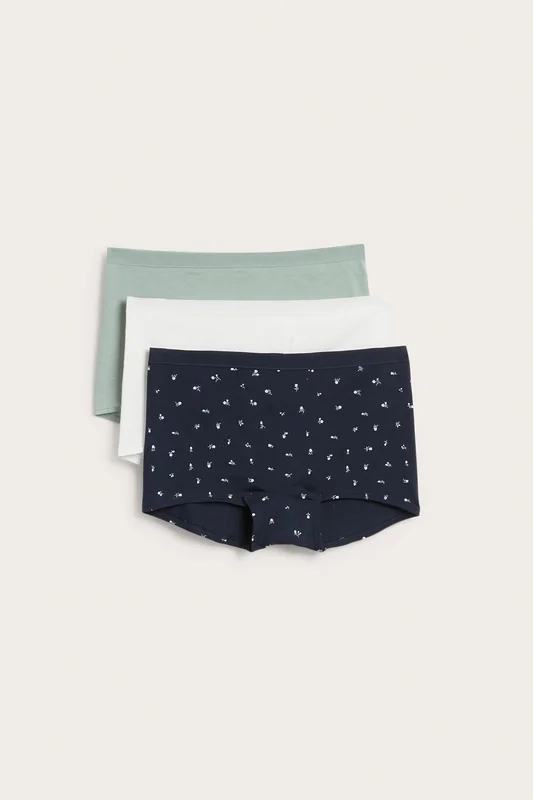 Kappahl | Boxertrosor 3-pack Mörkblå L | Dam