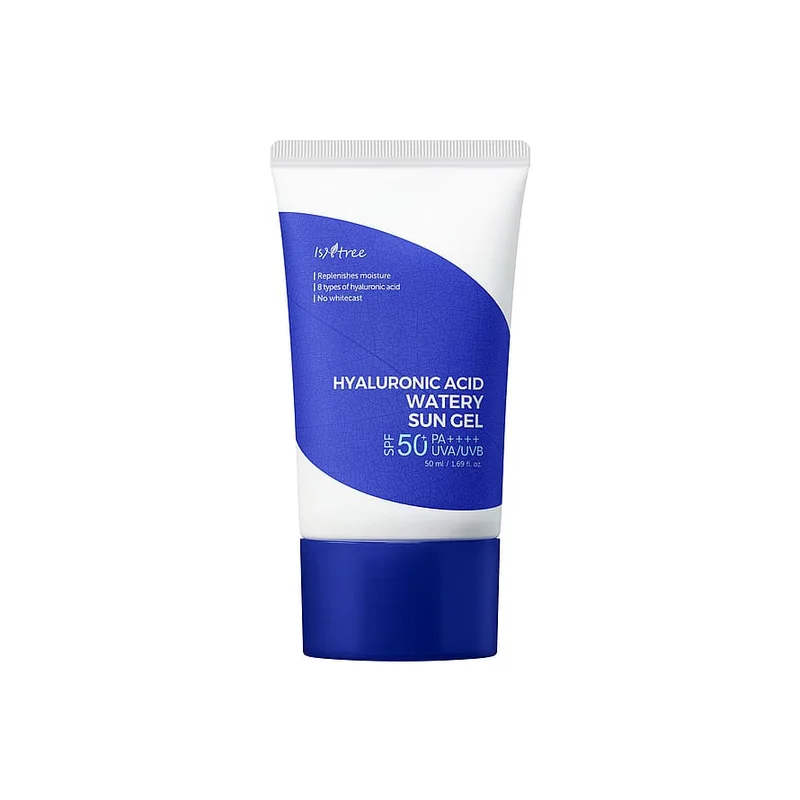 Isntree Hyaluronic Acid Watery Sun Gel SPF 50 50 ml, Hudpleje, Solcreme, Solcreme Til Ansigtet