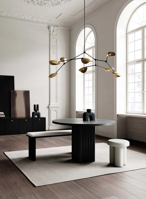 101 Copenhagen Stingray taklampe - messing