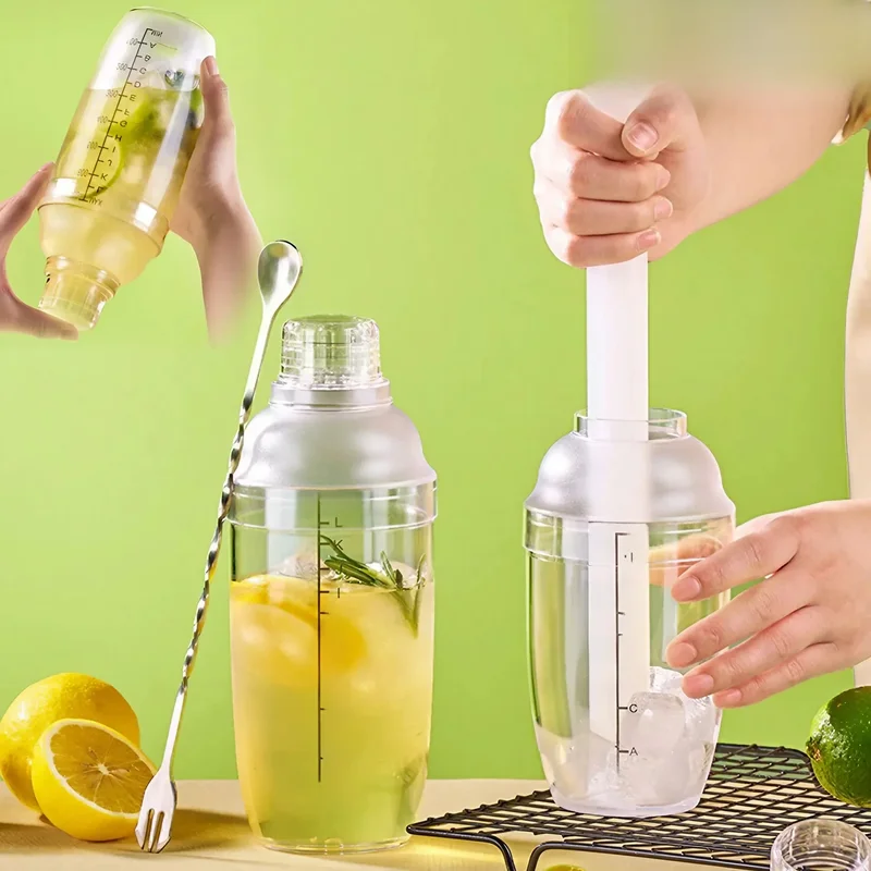 AliExpress - JJYY 350/500/700/1000 ML Transparent Cocktail Shaker mélangeur vin Martini Boston Shaker pour barman boisson fête Bar outils
