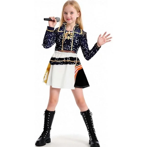 Kpop Demon Hunters Kjoler for Jenter - Rumi Mira Zoey Fancy Kjoler for Barn A07 110